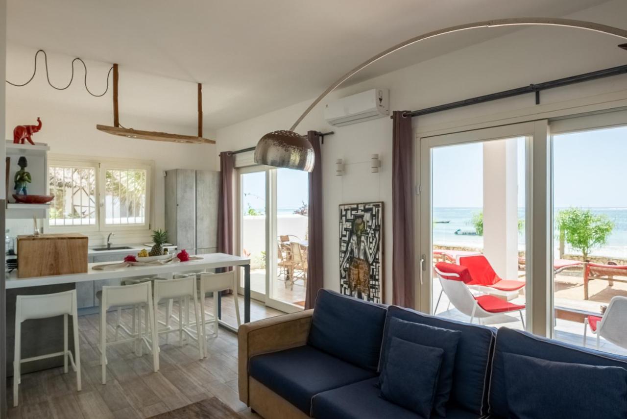 Ocean Blue Apartment With Panoramic Pool Zanzibarhouses 吉汶瓦 外观 照片