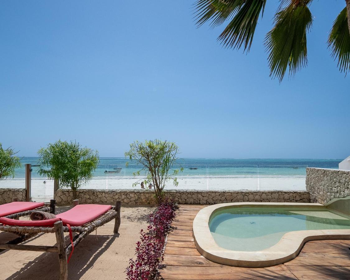 Ocean Blue Apartment With Panoramic Pool Zanzibarhouses 吉汶瓦 外观 照片