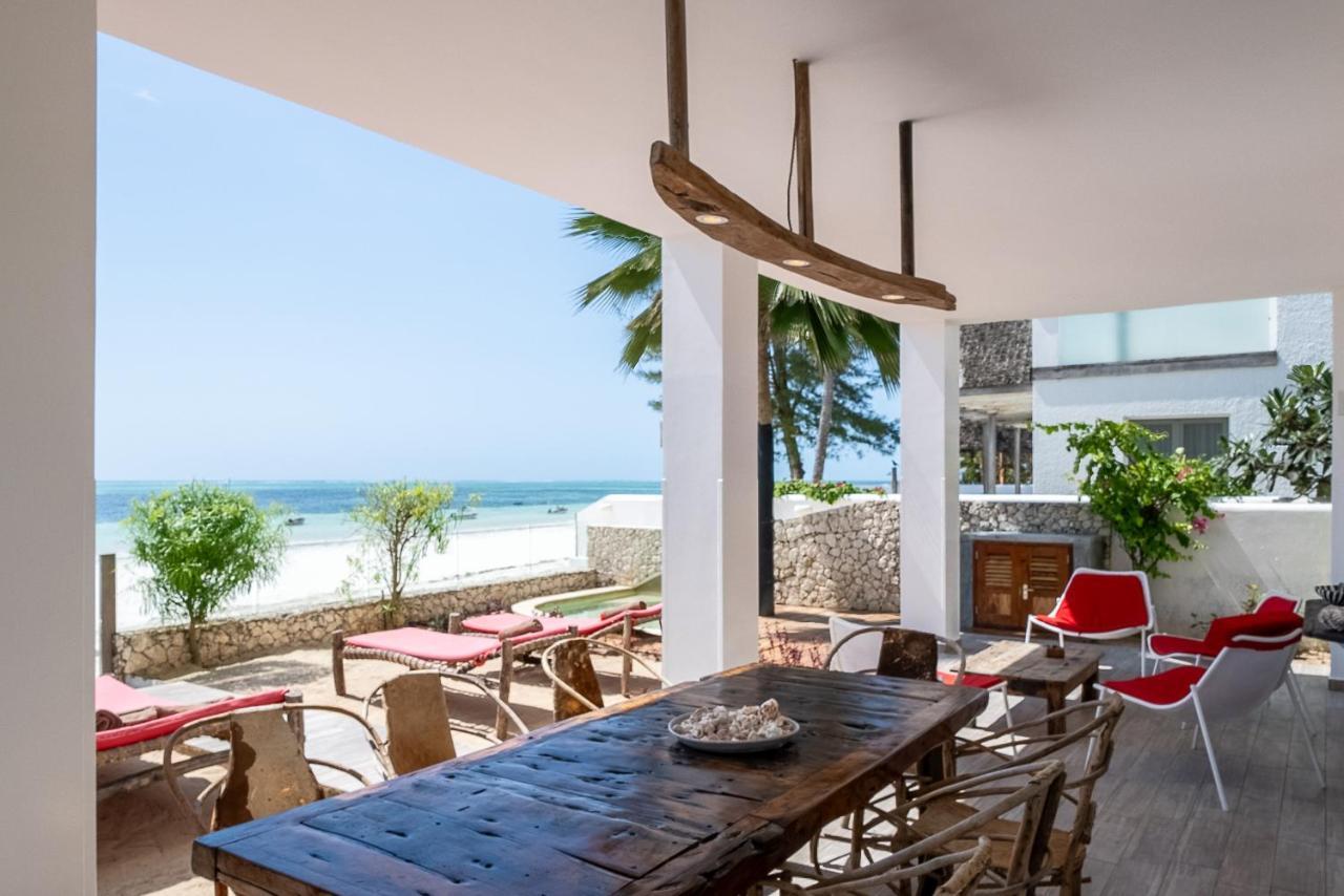 Ocean Blue Apartment With Panoramic Pool Zanzibarhouses 吉汶瓦 外观 照片